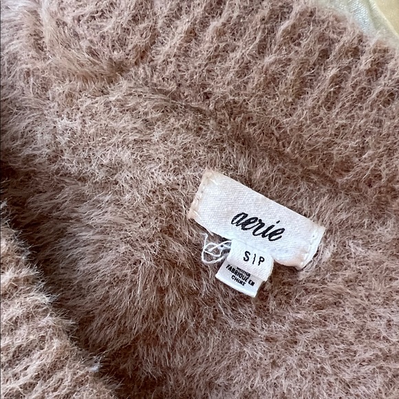 Aerie Cozy Tan Sweater - Picture 5 of 7